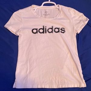 adidas white t-shirt